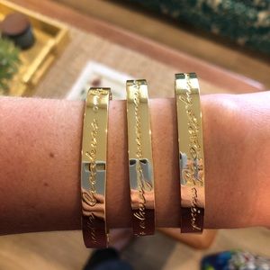 Lily Pulitzer Gold Tassel Bracelets ONLY WORN ONCE